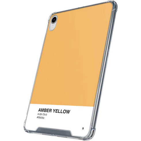 Amber Yellow iPad 11th Gen (2025) Clear Case