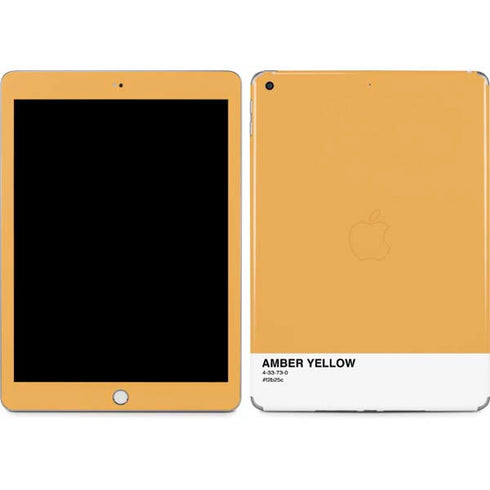 Amber Yellow Apple iPad Skin