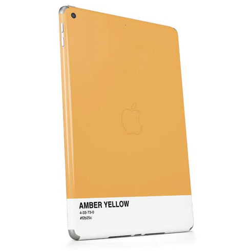 Amber Yellow Apple iPad Skin