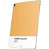 Amber Yellow Apple iPad Air Skin