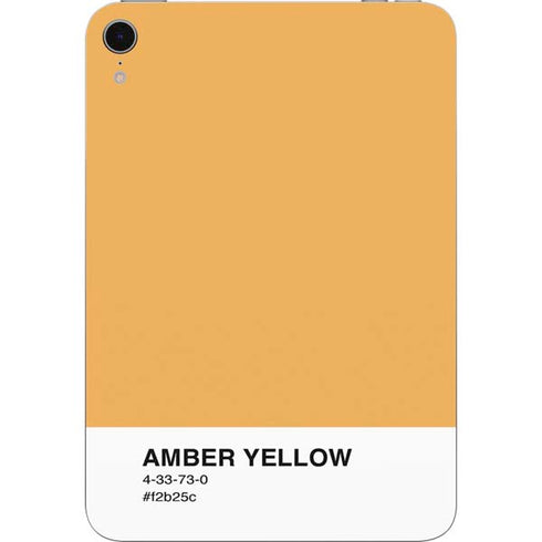 Amber Yellow Apple iPad Mini Skin
