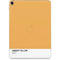 Amber Yellow Apple iPad Pro Skin