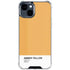 Amber Yellow iPhone 15 Clear Case