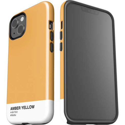 Amber Yellow iPhone 15 Impact Case