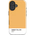 Amber Yellow iPhone 16 Impact Case