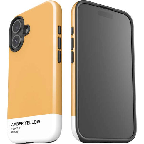 Amber Yellow iPhone 16 Plus Impact Case