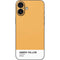 Amber Yellow iPhone 16 Plus Skin