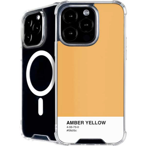 Amber Yellow iPhone 16 Pro Max MagSafe Case