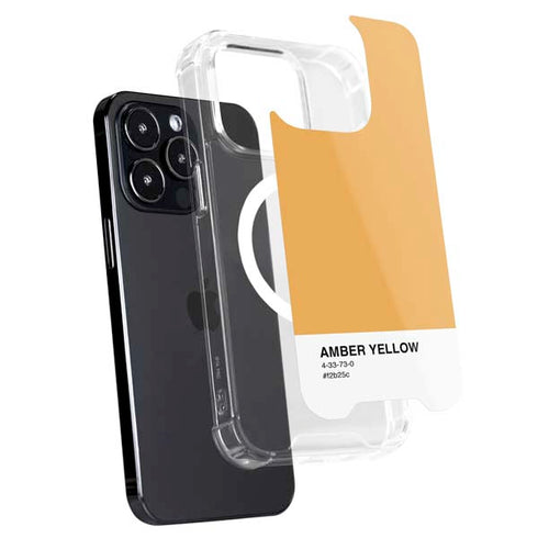Amber Yellow iPhone 16 Pro Max MagSafe Case