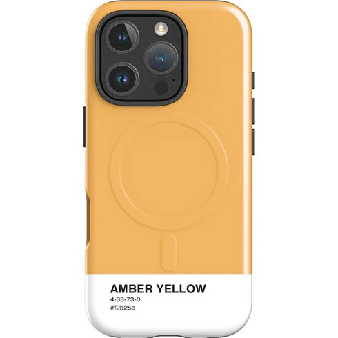 Amber Yellow iPhone 16 Pro Max Magsafe Impact Case