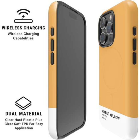 Amber Yellow iPhone 16 Pro Max Magsafe Impact Case