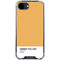 Amber Yellow iPhone 16e Clear Case
