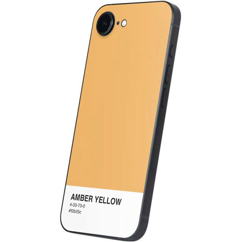 Amber Yellow iPhone 16e Skin