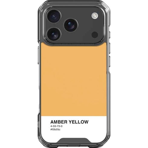 Amber Yellow iPhone 18 Pro Clear Case