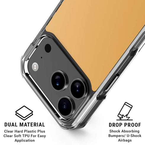 Amber Yellow iPhone 18 Pro Clear Case