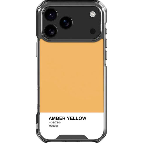 Amber Yellow iPhone 18 Pro Max Clear Case