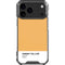 Amber Yellow iPhone 18 Pro Max Clear Case