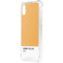 Amber Yellow iPhone XS Clear Case