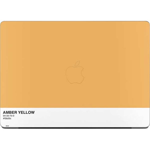 Amber Yellow Apple MacBook Pro 14-inch Skin