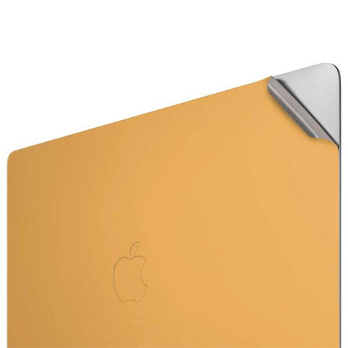 Amber Yellow Apple MacBook Pro 16-inch Skin