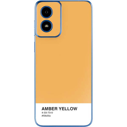 Amber Yellow Moto G Play 4G (2024) Skin