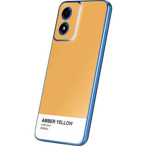 Amber Yellow Moto G Play 4G (2024) Skin