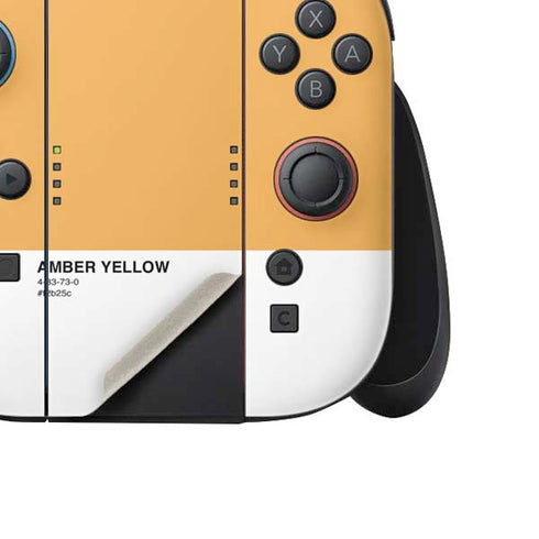 Amber Yellow Nintendo Switch 2 (2025) Joy-Con Controller Skin