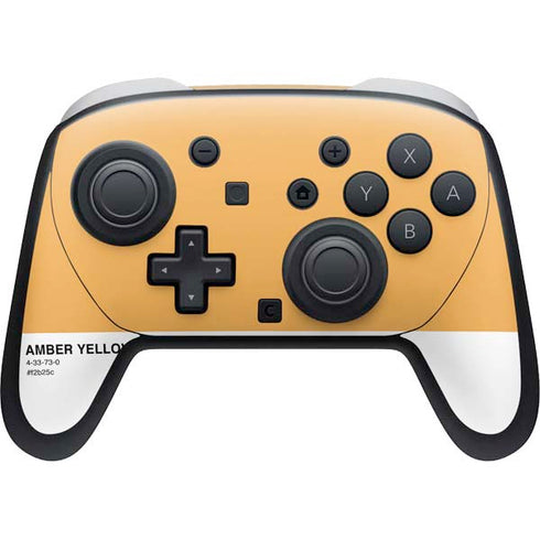 Amber Yellow Nintendo Skins