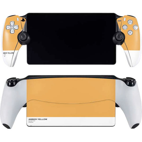 Amber Yellow PlayStation PS5 Skins
