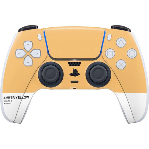 Amber Yellow PlayStation PS5 Skins