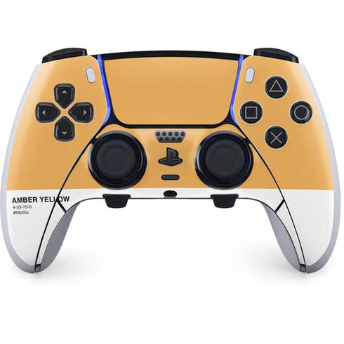 Amber Yellow PlayStation PS5 Skins
