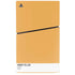 Amber Yellow PS5 Slim Digital Edition Console Skin