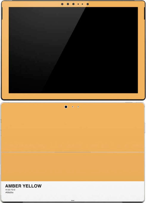 Amber Yellow Surface Pro (2017) Skin