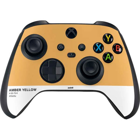 Amber Yellow XBox Series X Digital Edition Bundle Skin