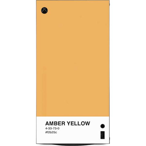 Amber Yellow XBox Series X Digital Edition Console Skin