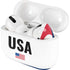 American Flag Color Block AirPods Skins