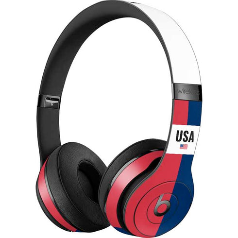 American Flag Color Block Beats Solo 3 Wireless Skin