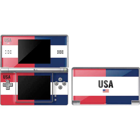 American Flag Color Block DS Lite Skin