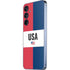 American Flag Color Block Galaxy A55 5G Skin