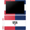 American Flag Color Block Galaxy Book 12in Skin