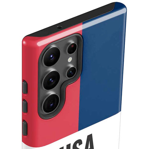 American Flag Color Block Galaxy S23 Ultra Pro Case