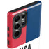 American Flag Color Block Galaxy S23 Ultra Pro Case
