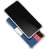 American Flag Color Block Galaxy S24 FE Clear Case