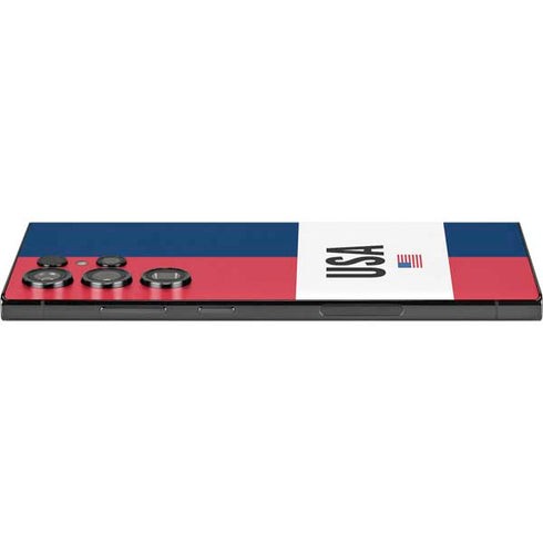 American Flag Color Block Galaxy S24 Ultra Skin
