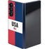 American Flag Color Block Galaxy Z Fold6 Skin