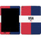American Flag Color Block iPad Skins