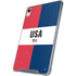 American Flag Color Block iPad 11th Gen (2025) Clear Case