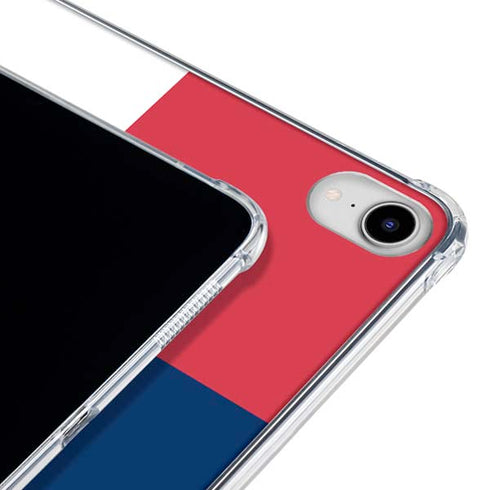 American Flag Color Block iPad 11th Gen (2025) Clear Case