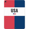 American Flag Color Block Apple iPad Air Skin