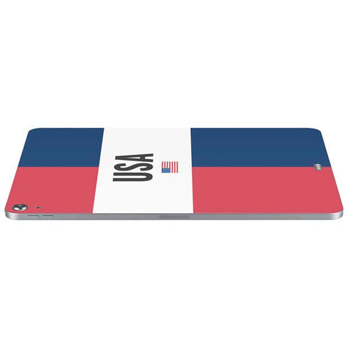 American Flag Color Block Apple iPad Air Skin